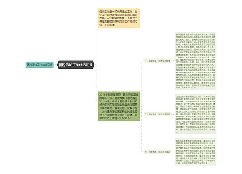 国税信访工作总结汇报