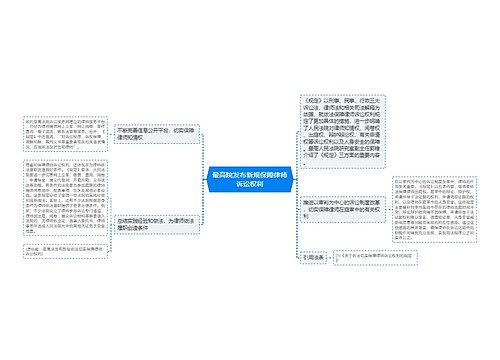 最高院发布新规保障律师诉讼权利