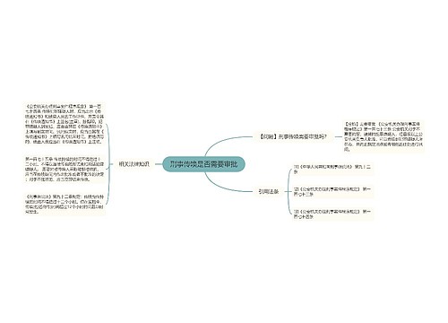 刑事传唤是否需要审批