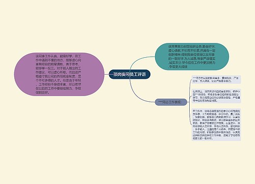 顶岗实习员工评语