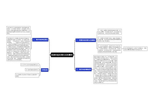 医患纠纷处理方式有哪些