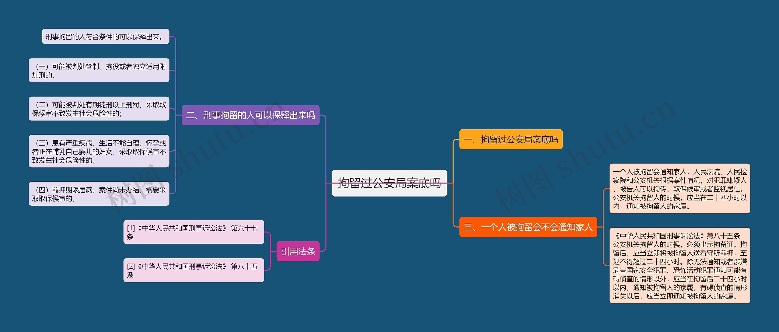 拘留过公安局案底吗