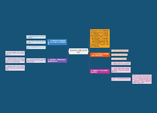 学生会的办公室工作总结范文