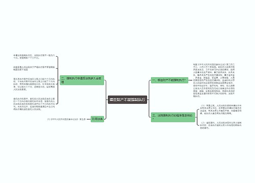 哪些财产不能强制执行