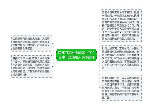 两部门发出通知:禁止在广告中非法使用人民币图样