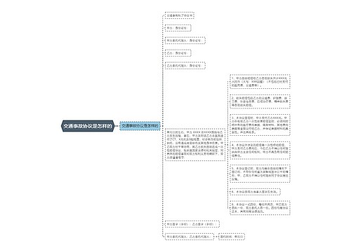 交通事故协议是怎样的