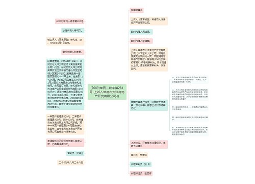 (2009)常民一终字第281号-上诉人常德市大洋房地产开发有限公司与