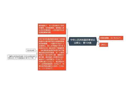 中华人民共和国民事诉讼法释义：第104条