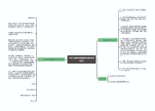 2022最新刑事案件起诉书范文