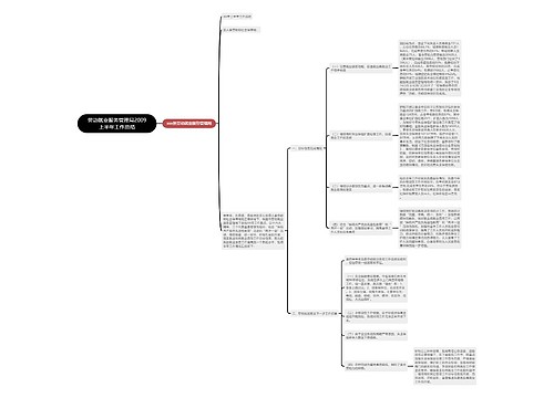 劳动就业服务管理局2009上半年工作总结