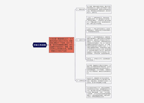 村官工作总结