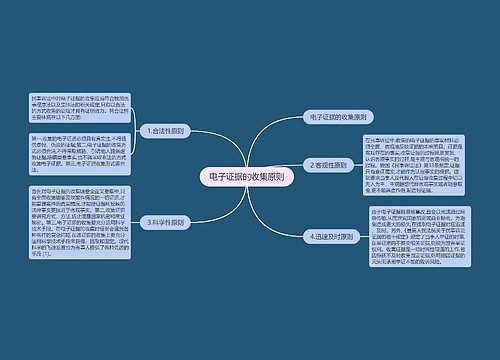 电子证据的收集原则