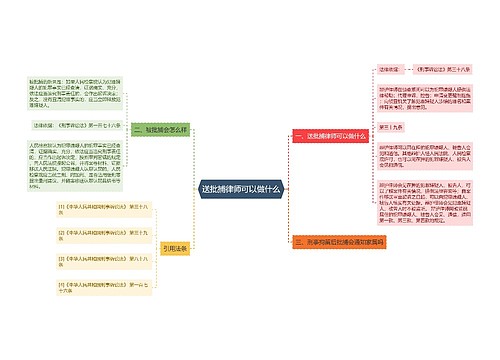 送批捕律师可以做什么