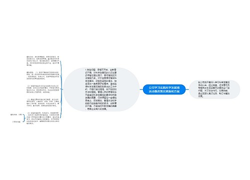 公司学习实践科学发展观活动整改落实措施和方案