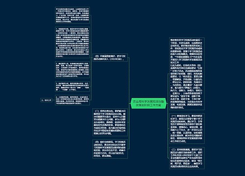 农业局科学发展观活动整改落实阶段工作方案