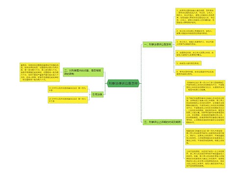 刑事法律诉讼是怎样