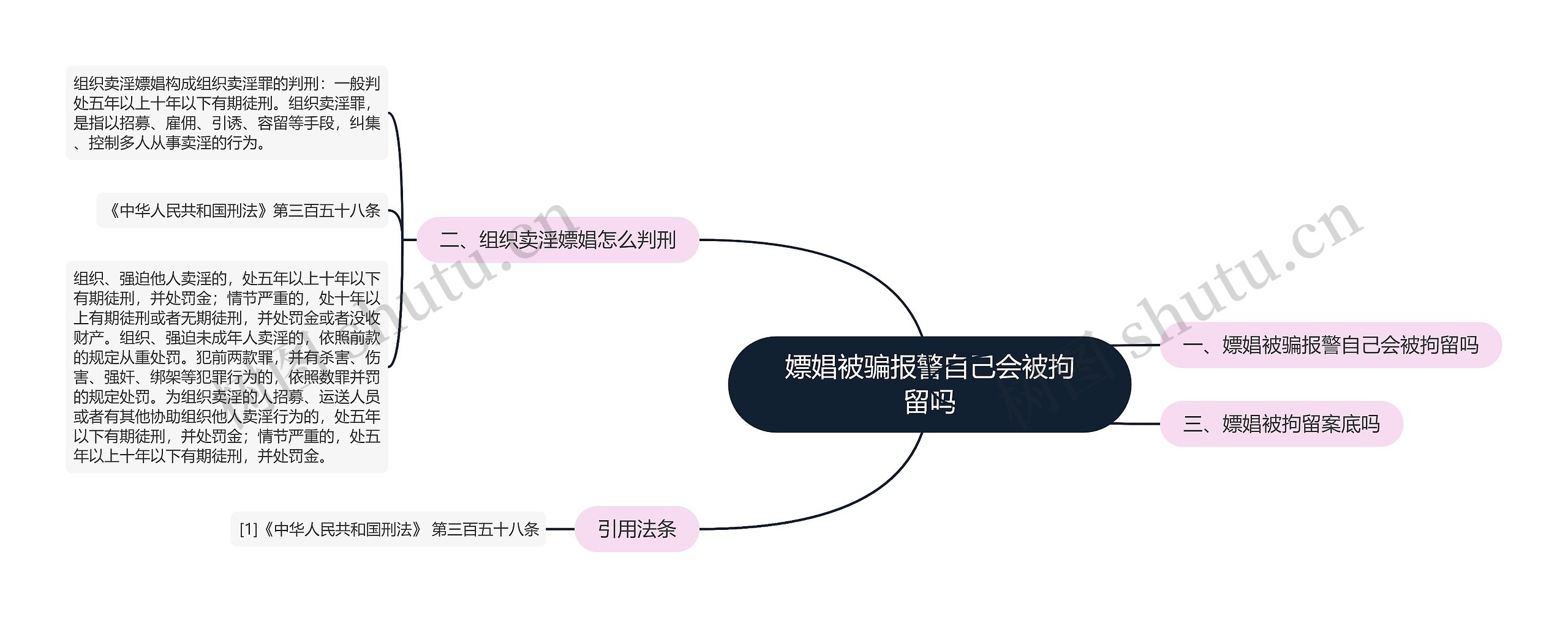 嫖娼被骗报警自己会被拘留吗思维导图