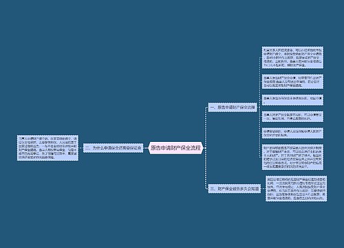 原告申请财产保全流程