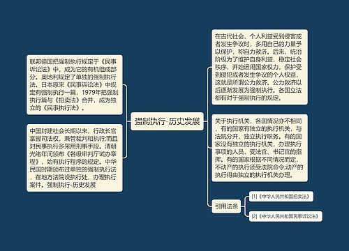 强制执行-历史发展