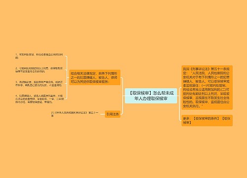 【取保候审】怎么帮未成年人办理取保候审