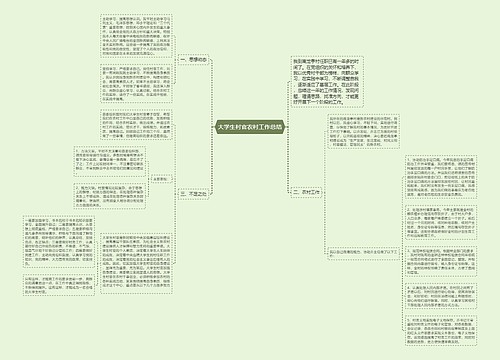 大学生村官农村工作总结