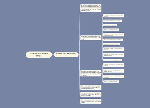 司法鉴定机构的法律责任有哪些？