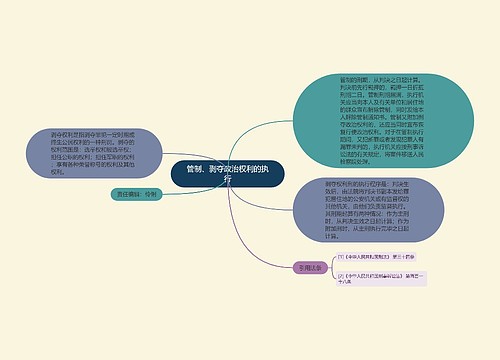 管制、剥夺政治权利的执行