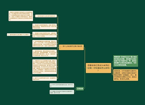 想要微信记录成为有用的证据，你知道该怎么做吗？