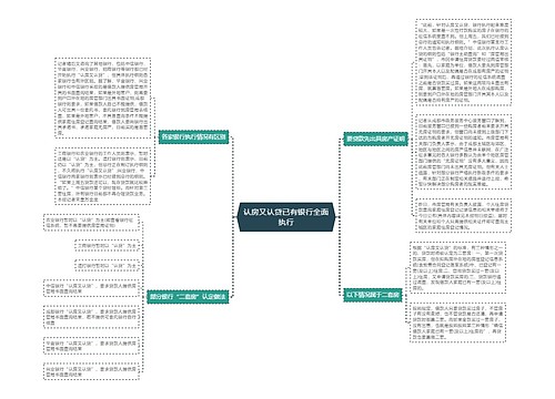 认房又认贷已有银行全面执行