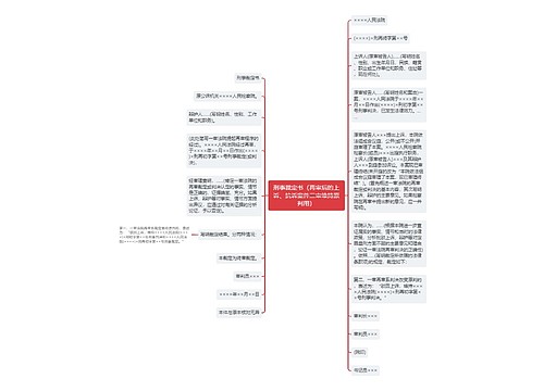 刑事裁定书（再审后的上诉、抗诉案件二审维持原判用）