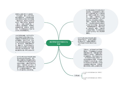 执行异议与执行裁决行为刍议