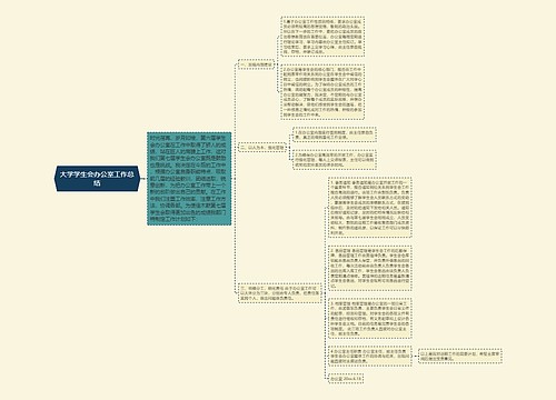 大学学生会办公室工作总结