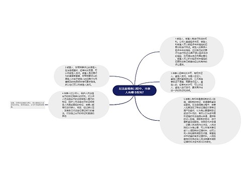 在法庭调查过程中，当事人有哪些权利?