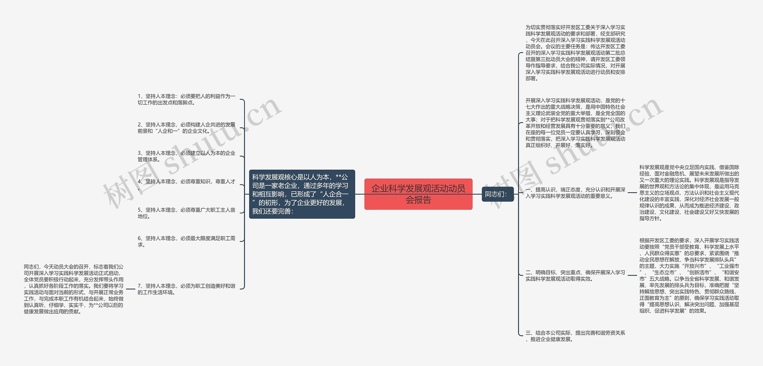 企业科学发展观活动动员会报告