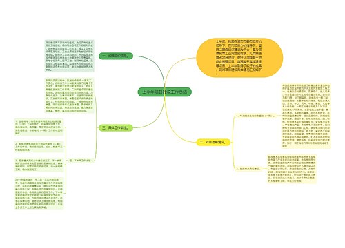 上半年项目建设工作总结