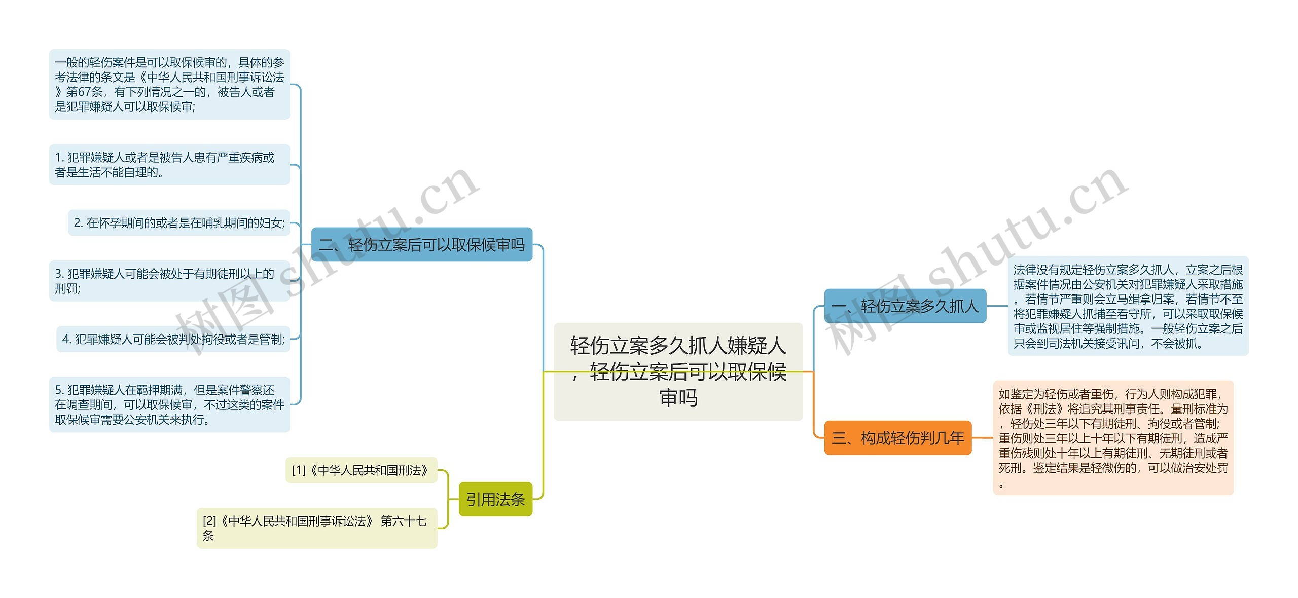 轻伤立案多久抓人嫌疑人，轻伤立案后可以取保候审吗思维导图