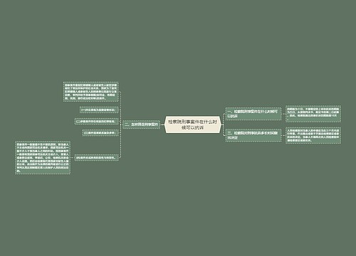 检察院刑事案件在什么时候可以抗诉