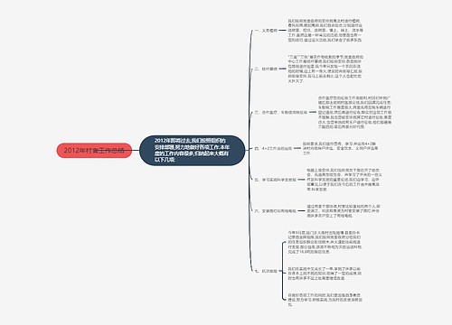 2012年村官工作总结