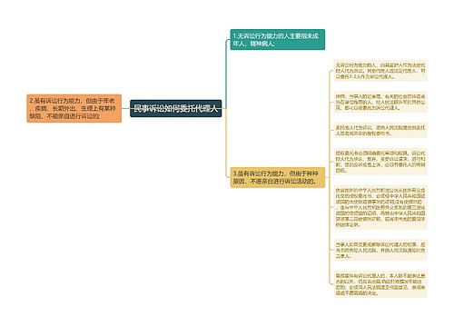 民事诉讼如何委托代理人