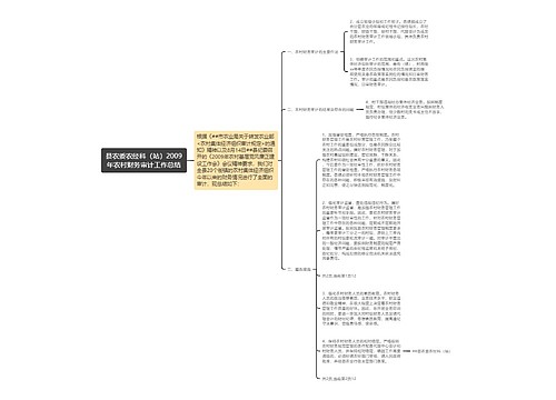 县农委农经科（站）2009年农村财务审计工作总结