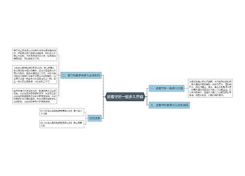 进看守所一般多久开庭