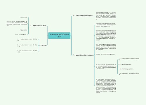 刑事案件审查起诉期限是多长