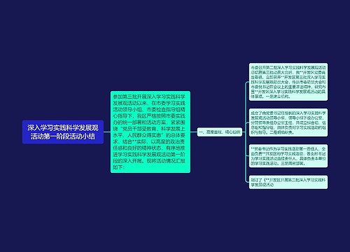 深入学习实践科学发展观活动第一阶段活动小结