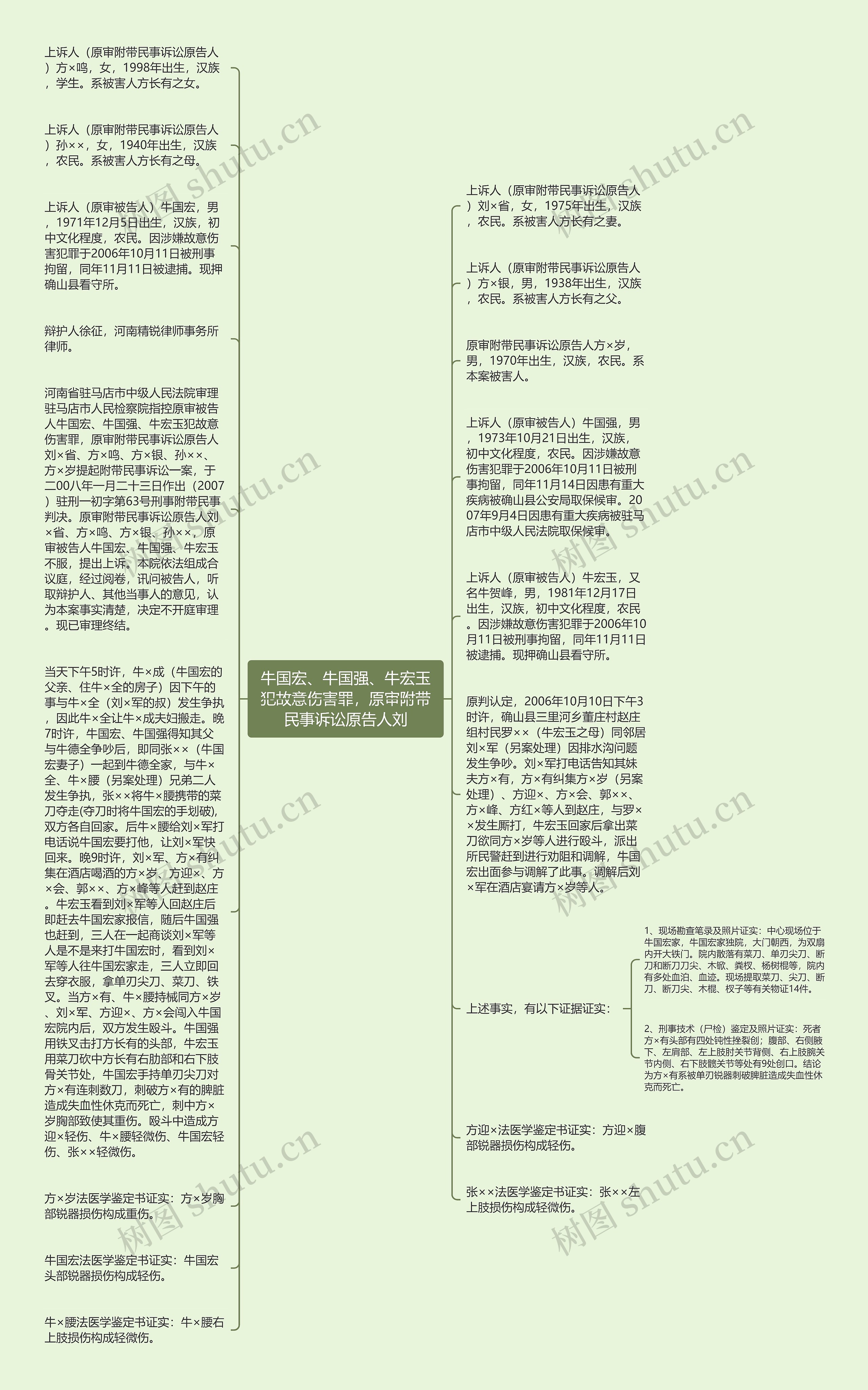 牛国宏、牛国强、牛宏玉犯故意伤害罪，原审附带民事诉讼原告人刘