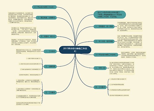 2017两会信访维稳工作总结