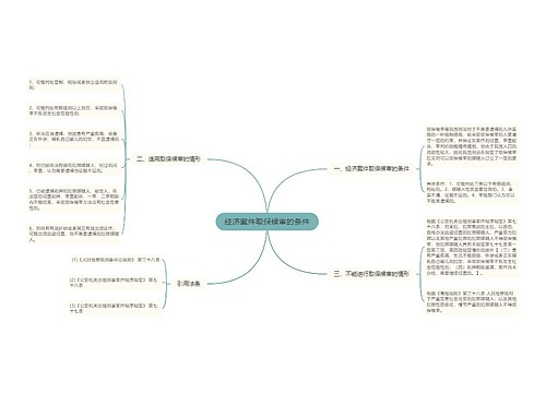 经济案件取保候审的条件