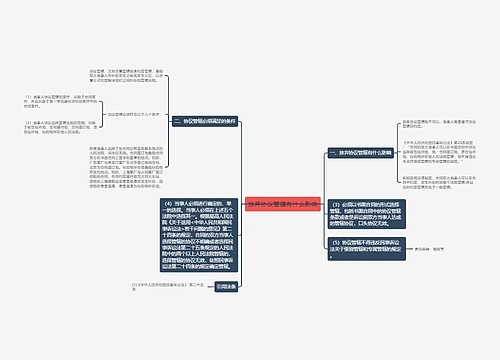 放弃协议管辖有什么影响