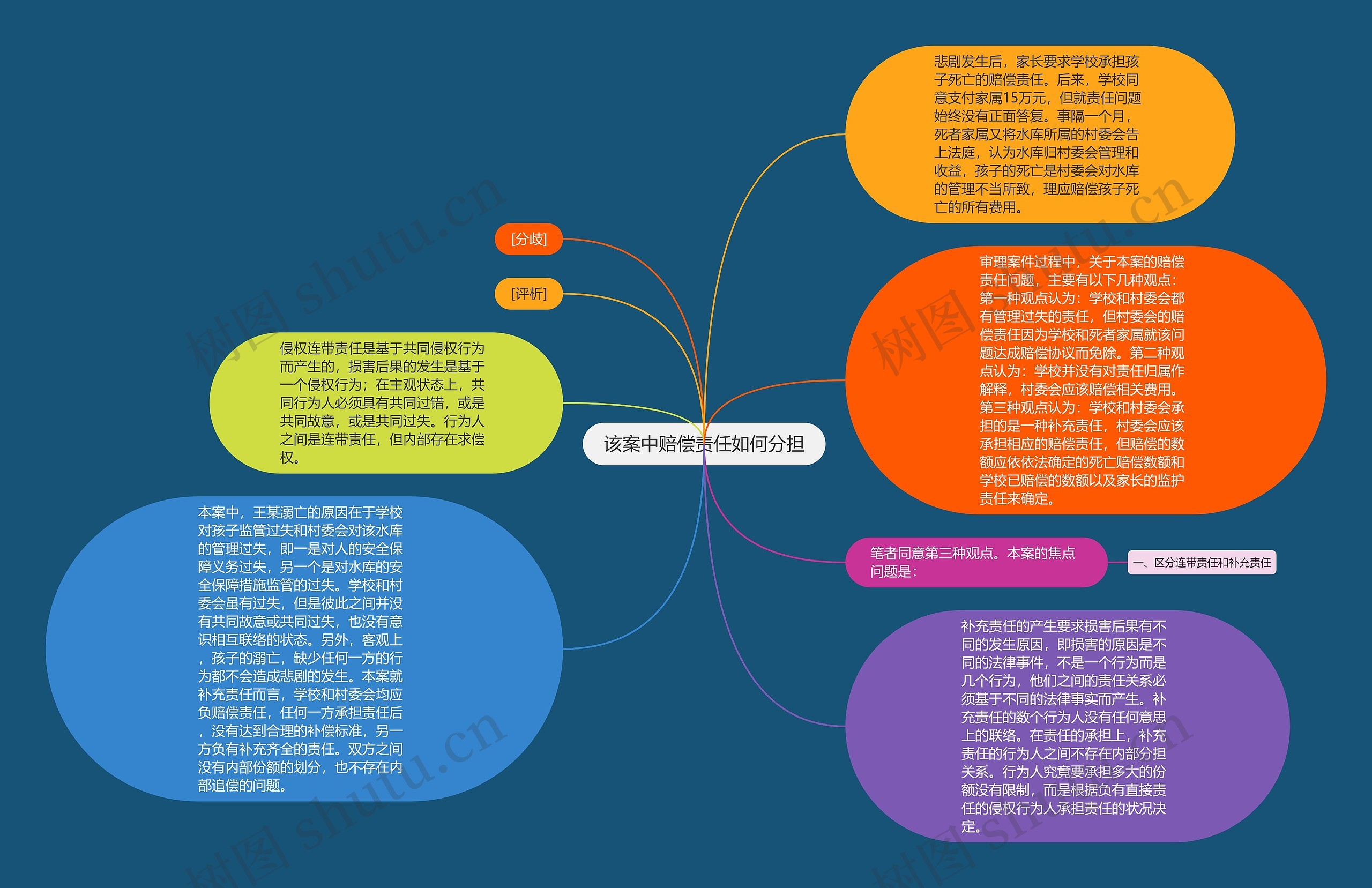 该案中赔偿责任如何分担