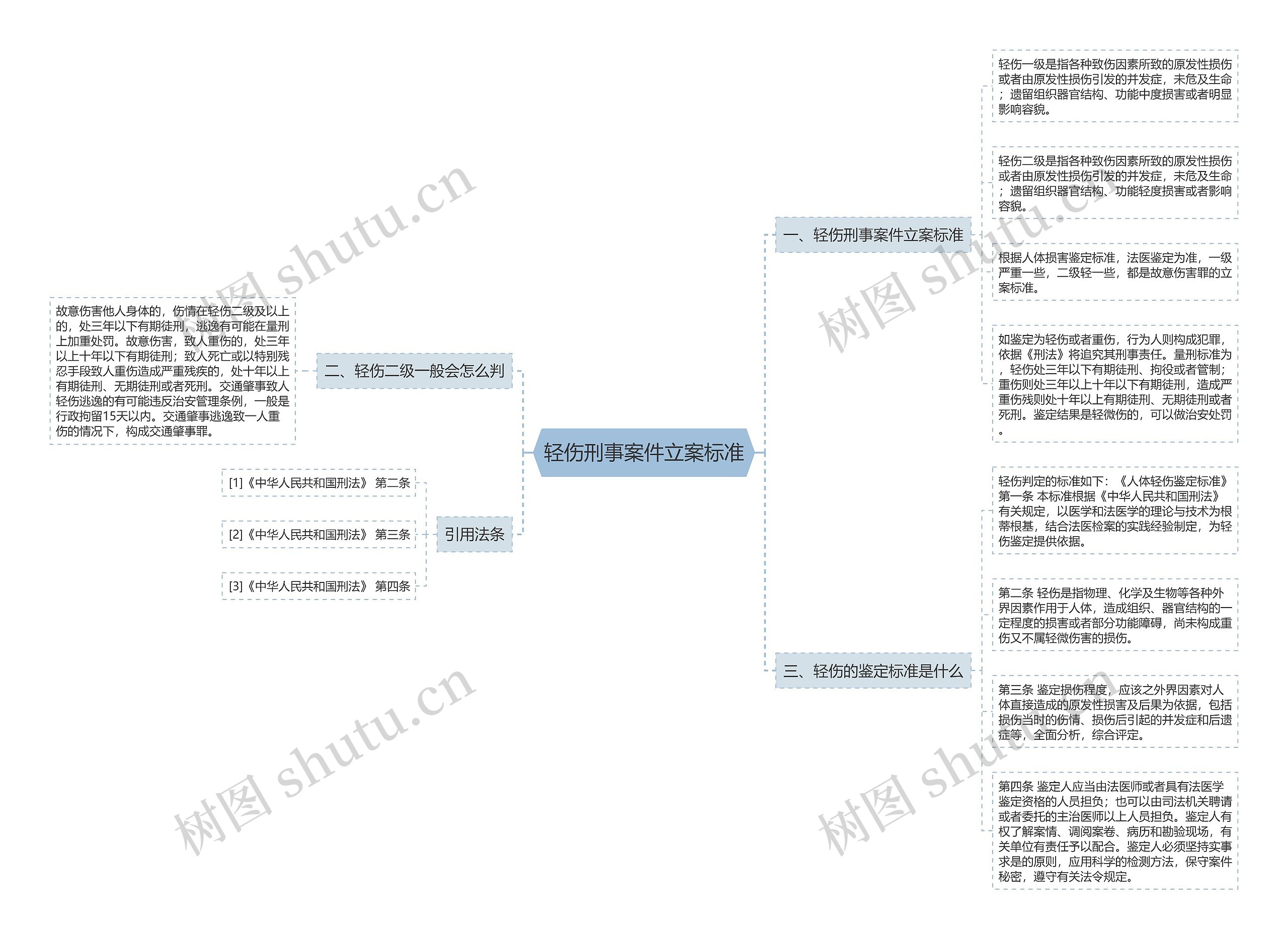 轻伤刑事案件立案标准