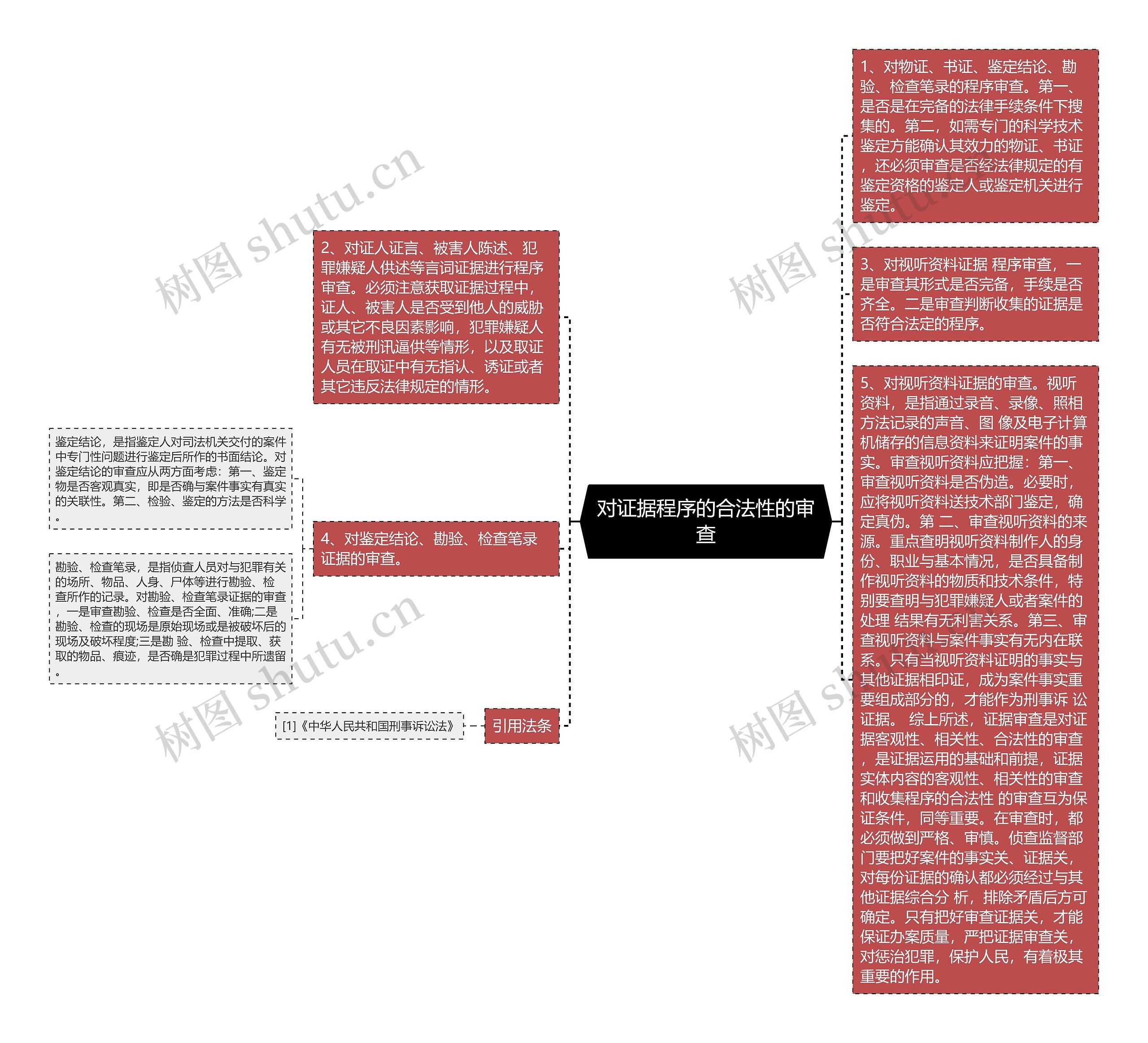 对证据程序的合法性的审查